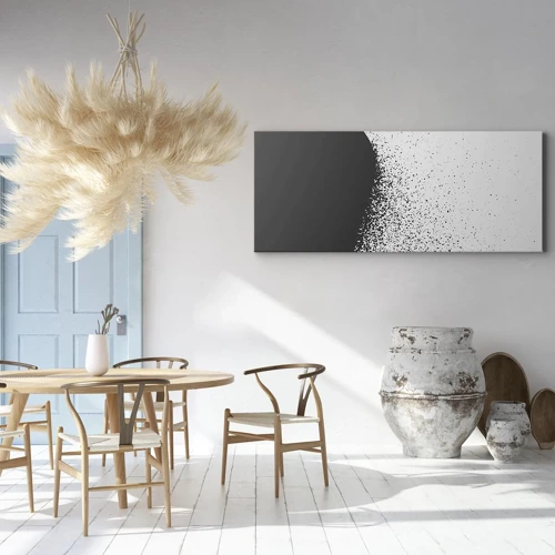 Canvas picture - Movement of Particles - 100x40 cm