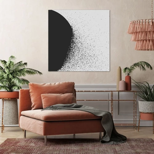 Canvas picture - Movement of Particles - 40x40 cm