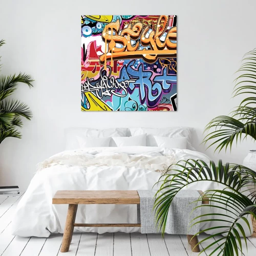 Canvas picture - Murals, Murals, Murals… - 30x30 cm