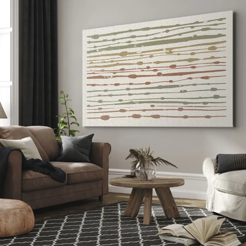 Canvas picture - Musical Colour Notation - 120x80 cm