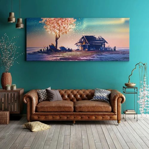 Canvas picture - Nature Does Not Pass Away - 100x40 cm