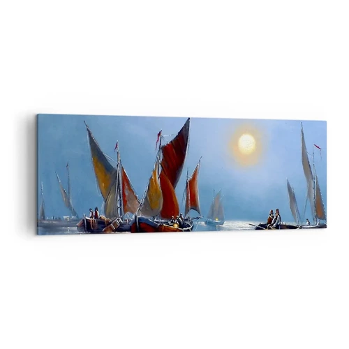 Canvas picture - Night Hunt - 140x50 cm