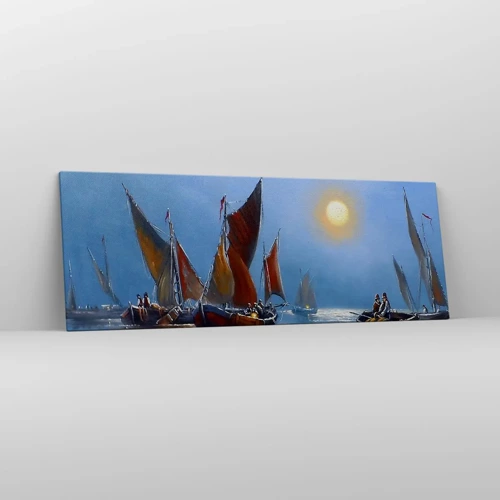 Canvas picture - Night Hunt - 140x50 cm