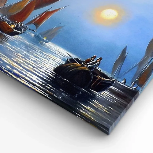 Canvas picture - Night Hunt - 140x50 cm