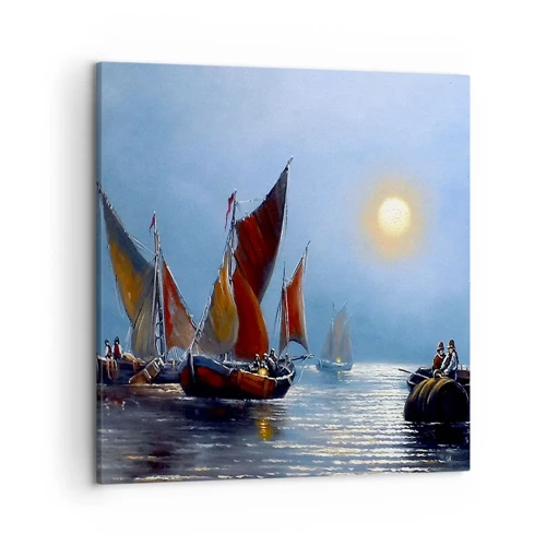 Canvas picture - Night Hunt - 50x50 cm