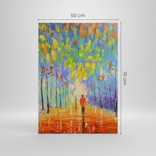 Canvas picture - Night Rain Song  - 50x70 cm