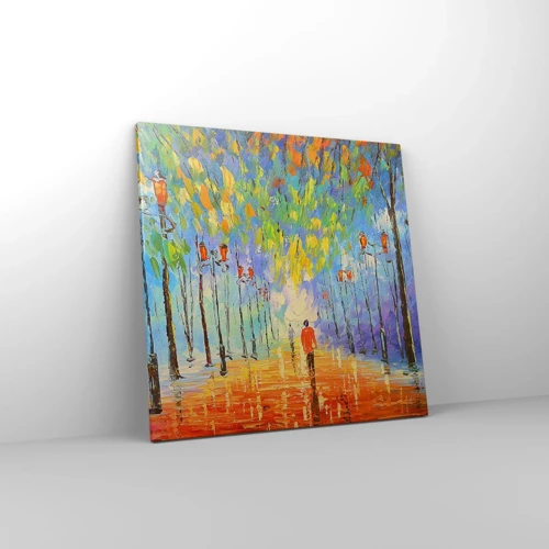 Canvas picture - Night Rain Song  - 60x60 cm