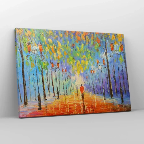 Canvas picture - Night Rain Song  - 70x50 cm