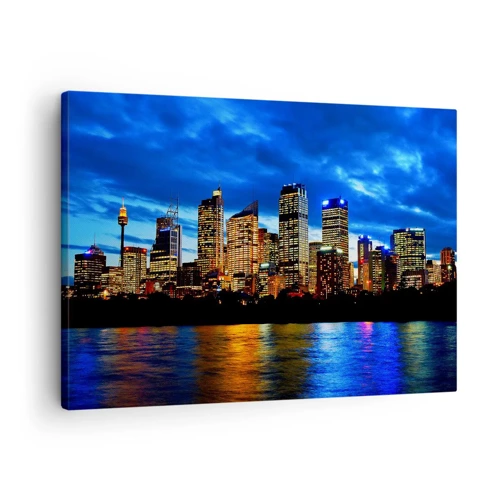 Canvas picture - Night of Lights and Colours - 70x50 cm