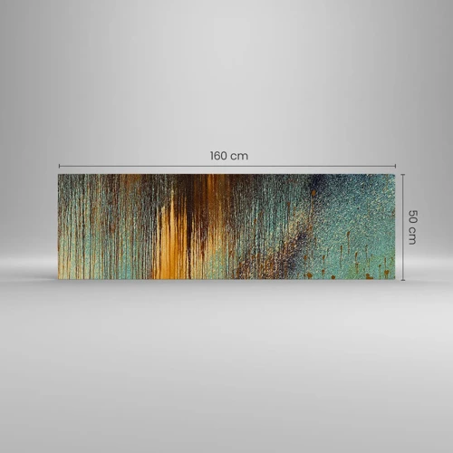 Canvas picture - Non-accidental Colourful Composition - 160x50 cm