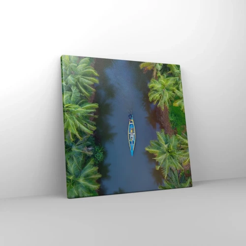 Canvas picture - On Tropical Trail - 40x40 cm