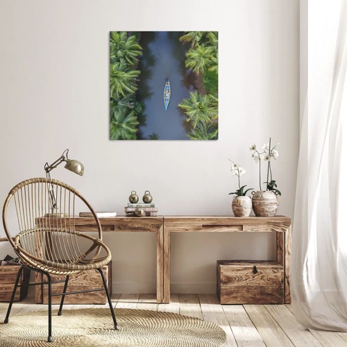 Canvas picture - On Tropical Trail - 40x40 cm