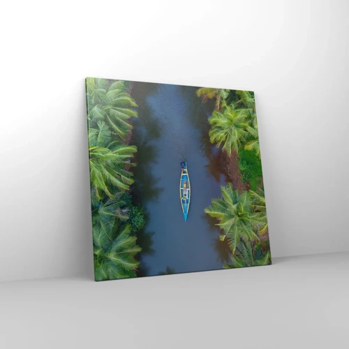 Canvas picture - On Tropical Trail - 70x70 cm