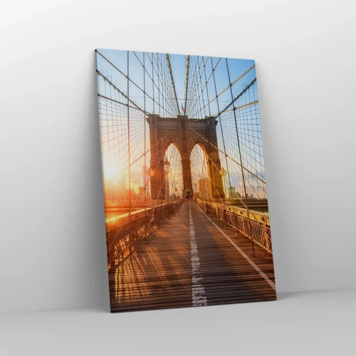 Canvas picture - On a Golden Bridge - 70x100 cm