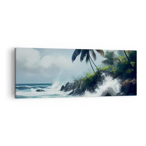 Canvas picture - On a Tropical Shore - 140x50 cm