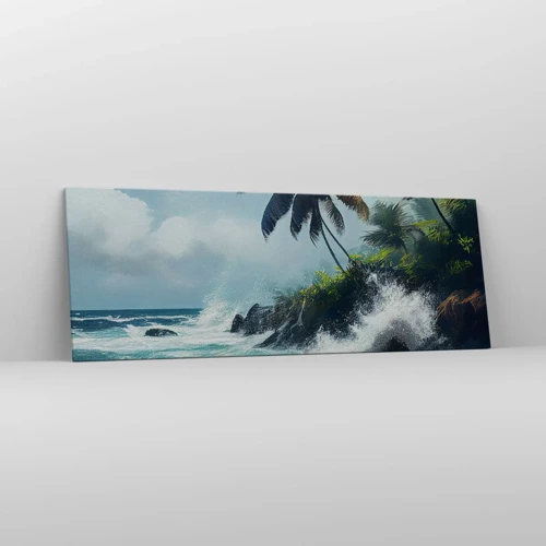 Canvas picture - On a Tropical Shore - 140x50 cm