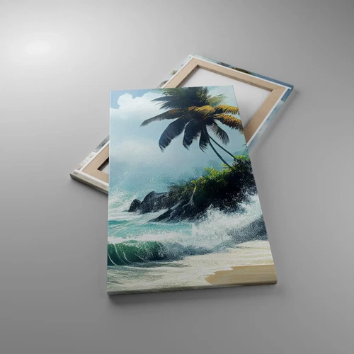 Canvas picture - On a Tropical Shore - 45x80 cm