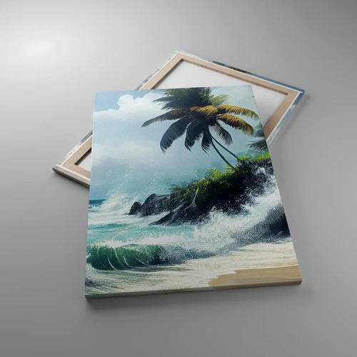 Canvas picture - On a Tropical Shore - 70x100 cm