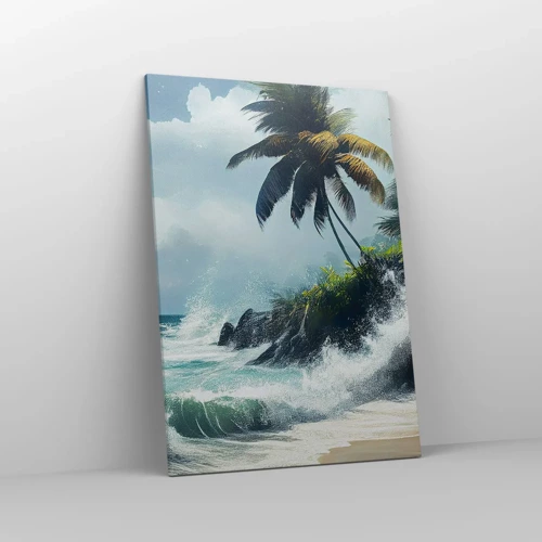 Canvas picture - On a Tropical Shore - 70x100 cm