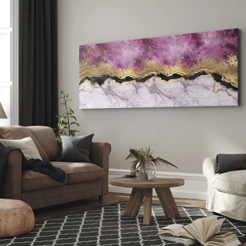 Canvas picture - On the Border - 140x50 cm