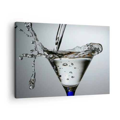 Canvas picture - On the Brim of a Glass - 70x50 cm