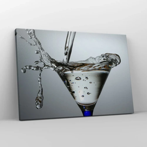 Canvas picture - On the Brim of a Glass - 70x50 cm