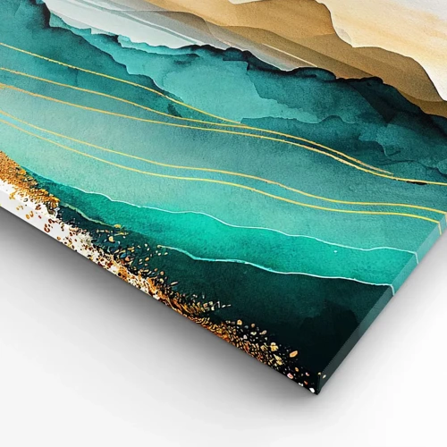 Canvas picture - On the Verge of Abstract - Landscape - 100x40 cm