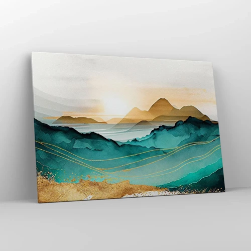 Canvas picture - On the Verge of Abstract - Landscape - 100x70 cm