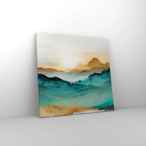 Canvas picture - On the Verge of Abstract - Landscape - 50x50 cm