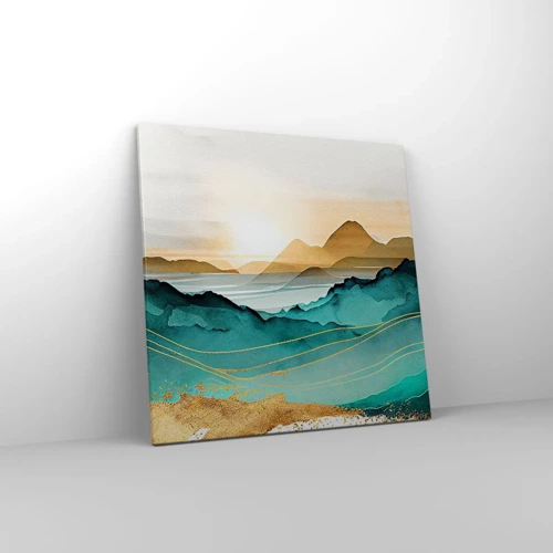 Canvas picture - On the Verge of Abstract - Landscape - 60x60 cm
