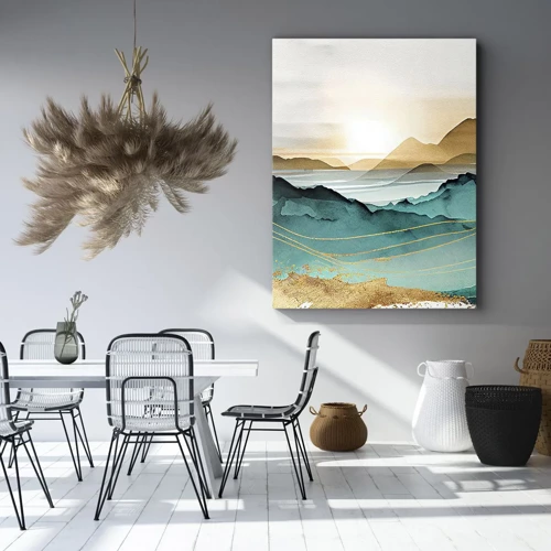Canvas picture - On the Verge of Abstract - Landscape - 70x100 cm