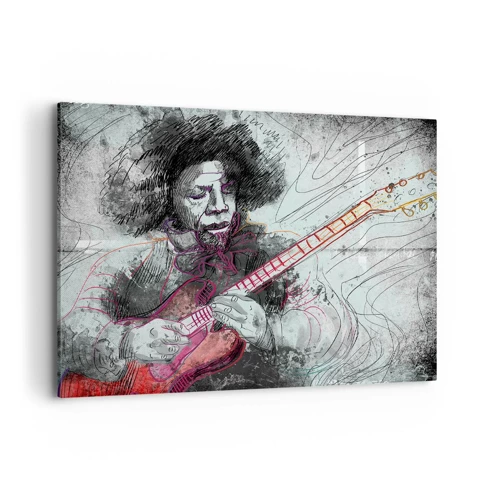 Canvas picture - On the Waves of Music - 100x70 cm