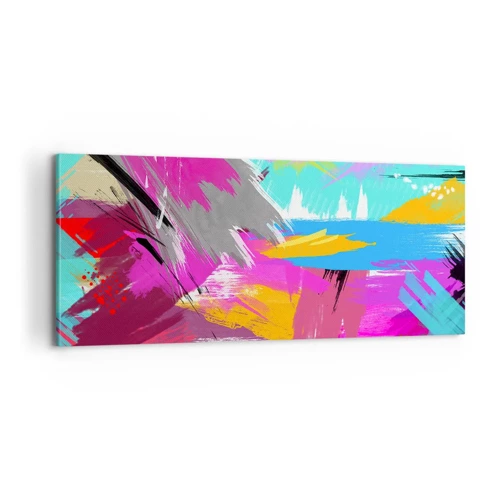 Canvas picture - One More Stroke - 100x40 cm