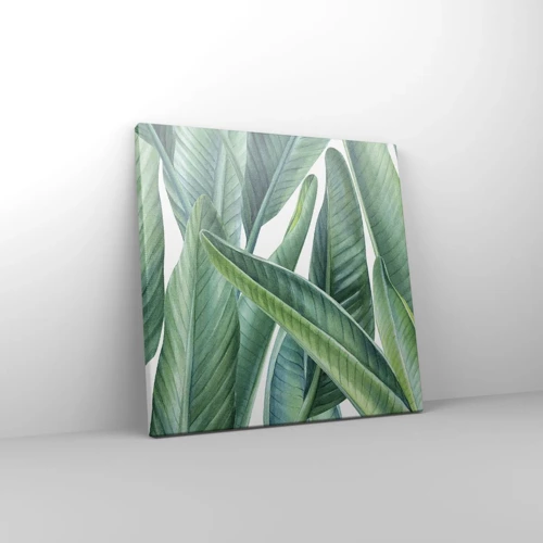 Canvas picture - Only Green Itself - 30x30 cm