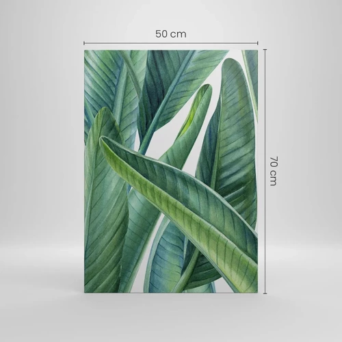 Canvas picture - Only Green Itself - 50x70 cm
