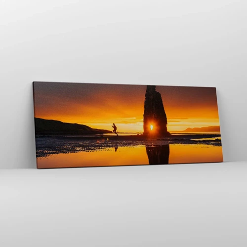 Canvas picture - Only You and Nature - 100x40 cm