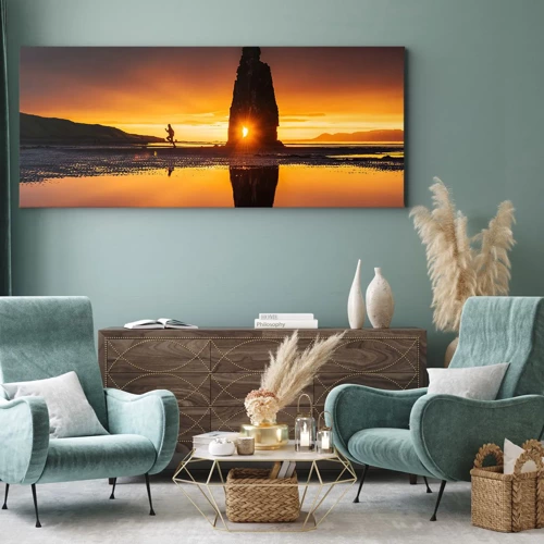 Canvas picture - Only You and Nature - 100x40 cm