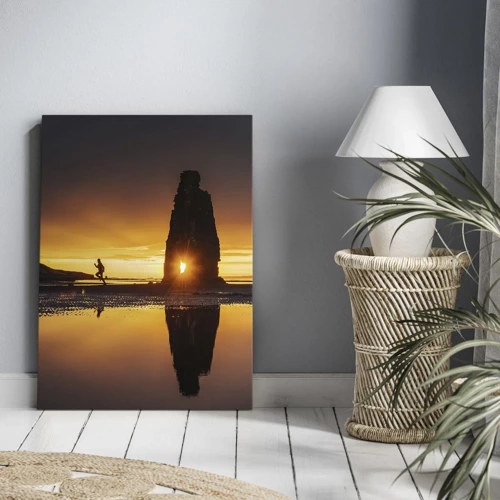 Canvas picture - Only You and Nature - 45x80 cm