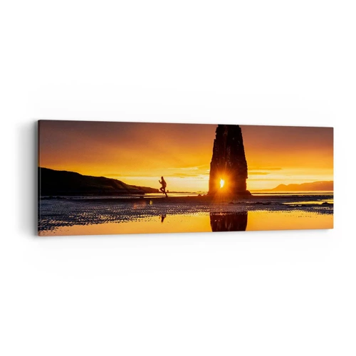 Canvas picture - Only You and Nature - 90x30 cm