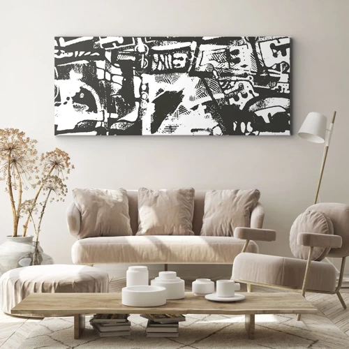Canvas picture - Order or Chaos? - 160x50 cm
