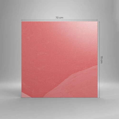 Canvas picture - Organic Composition In Pink - 70x70 cm