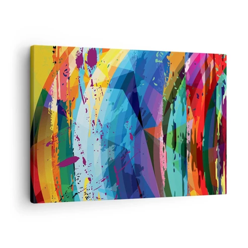 Canvas picture - Outburst of Colours - 70x50 cm