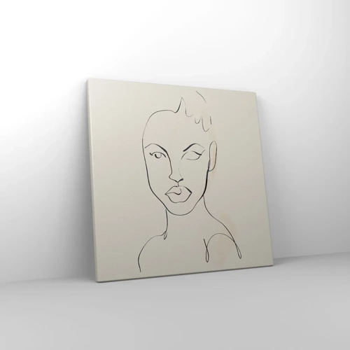 Canvas picture - Outline of Sensuality - 40x40 cm