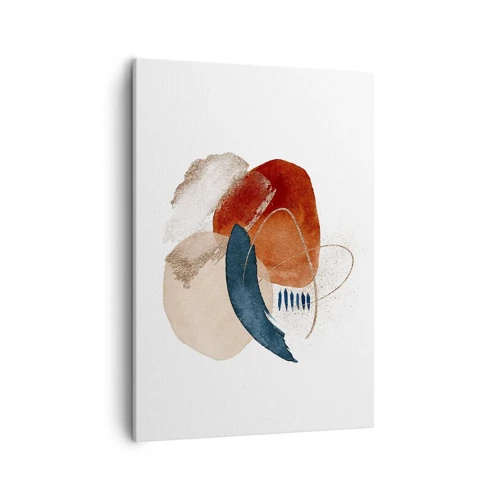 Canvas picture - Oval Composition - 50x70 cm