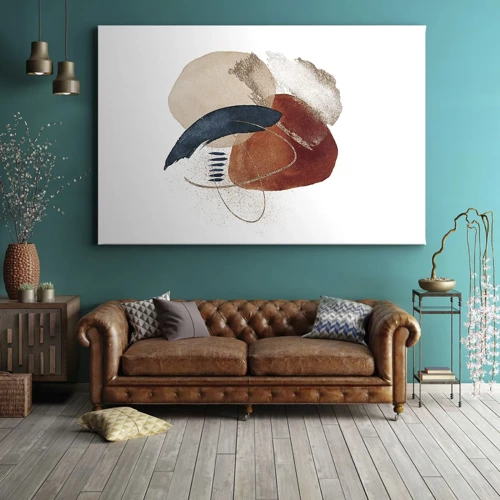 Canvas picture - Oval Composition - 70x50 cm