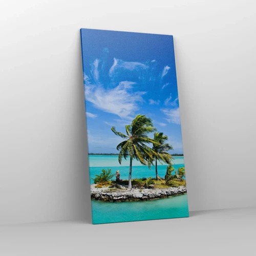 Canvas picture - Paradise on Earth - 65x120 cm