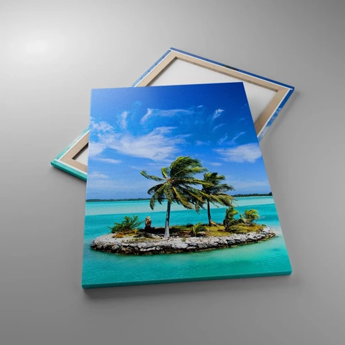 Canvas picture - Paradise on Earth - 70x100 cm