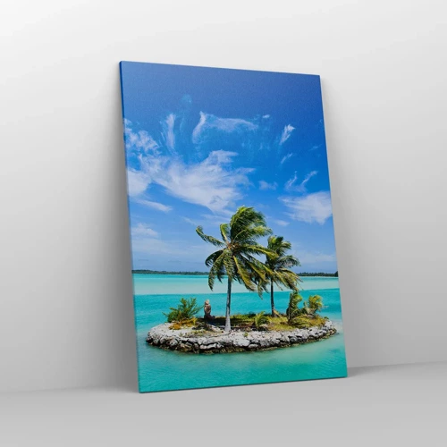 Canvas picture - Paradise on Earth - 70x100 cm