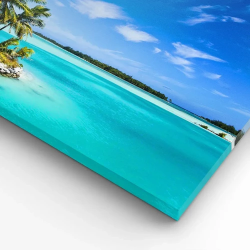 Canvas picture - Paradise on Earth - 70x100 cm