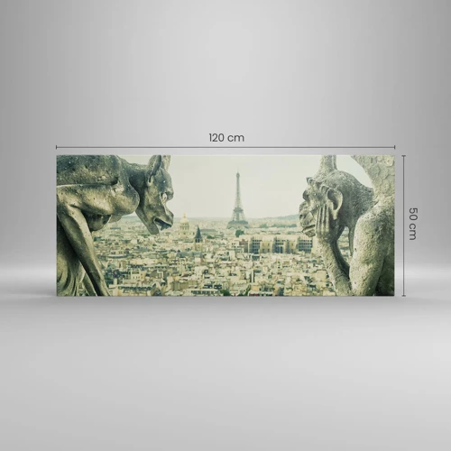 Canvas picture - Parisian Talks - 120x50 cm